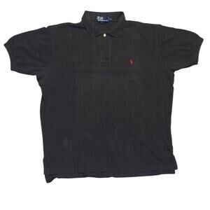 Polo Ralph Lauren Polo - Black Red Logo Classic XL